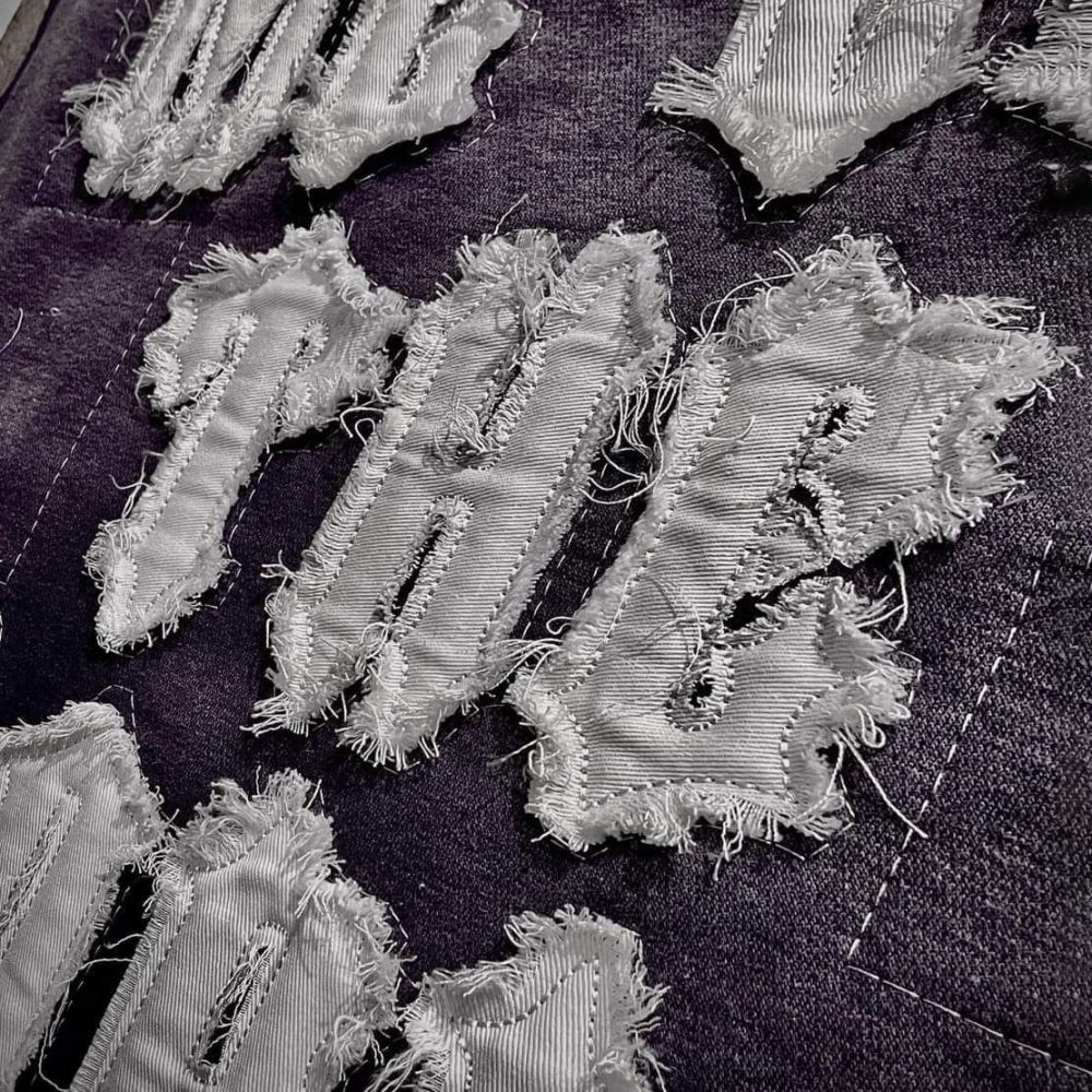 Distressed Embroidery